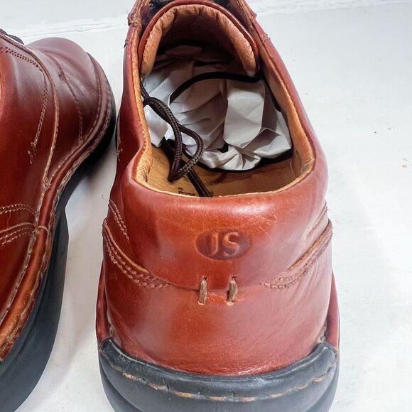 Josef Seibel Walt Casual Oxford Cognac Brown Leather Oxford Men's Size 8.5 9 - Picture 8 of 8